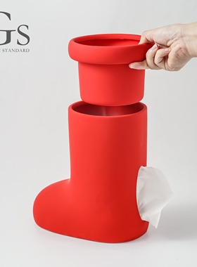 创意收纳纸巾盒装饰抽纸盒陶瓷创意摆件桌面茶几简约花瓶装饰品