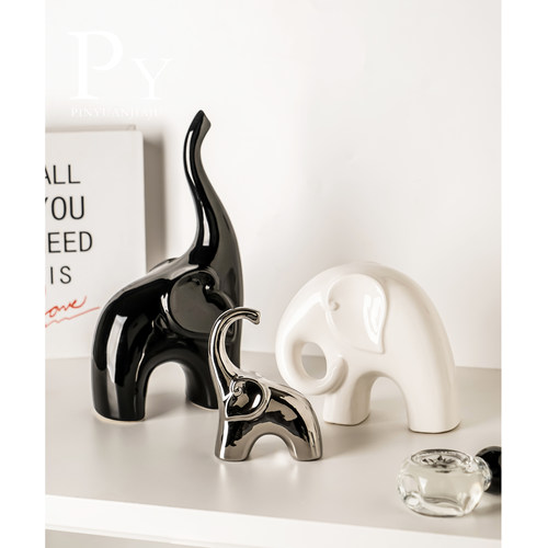 【全网热销1w+】高档酒柜象摆件