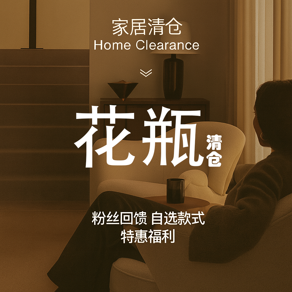 【限时清仓花瓶专区】GS现代简约花瓶插花酒玄关装饰品桌面电视柜,家居饰品,装饰摆件,淘宝优惠券,粉丝福利购,淘宝优惠卷