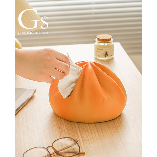 【全网热销】创意馒头纸巾盒摆件