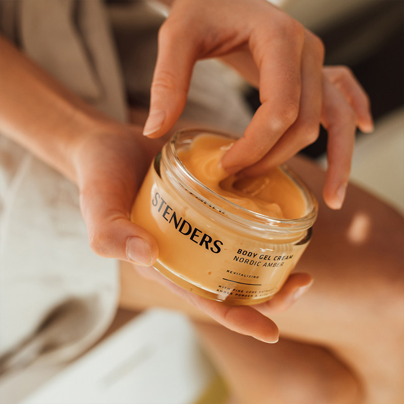 施丹兰琥珀身体乳200g鎏金琥珀焕彩啫喱霜水润滋润身体乳进口正品