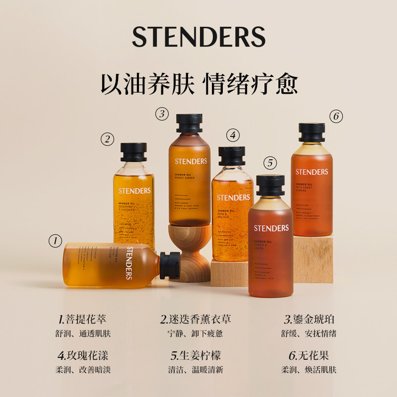 STENDERS施丹兰男士双重精华沐浴