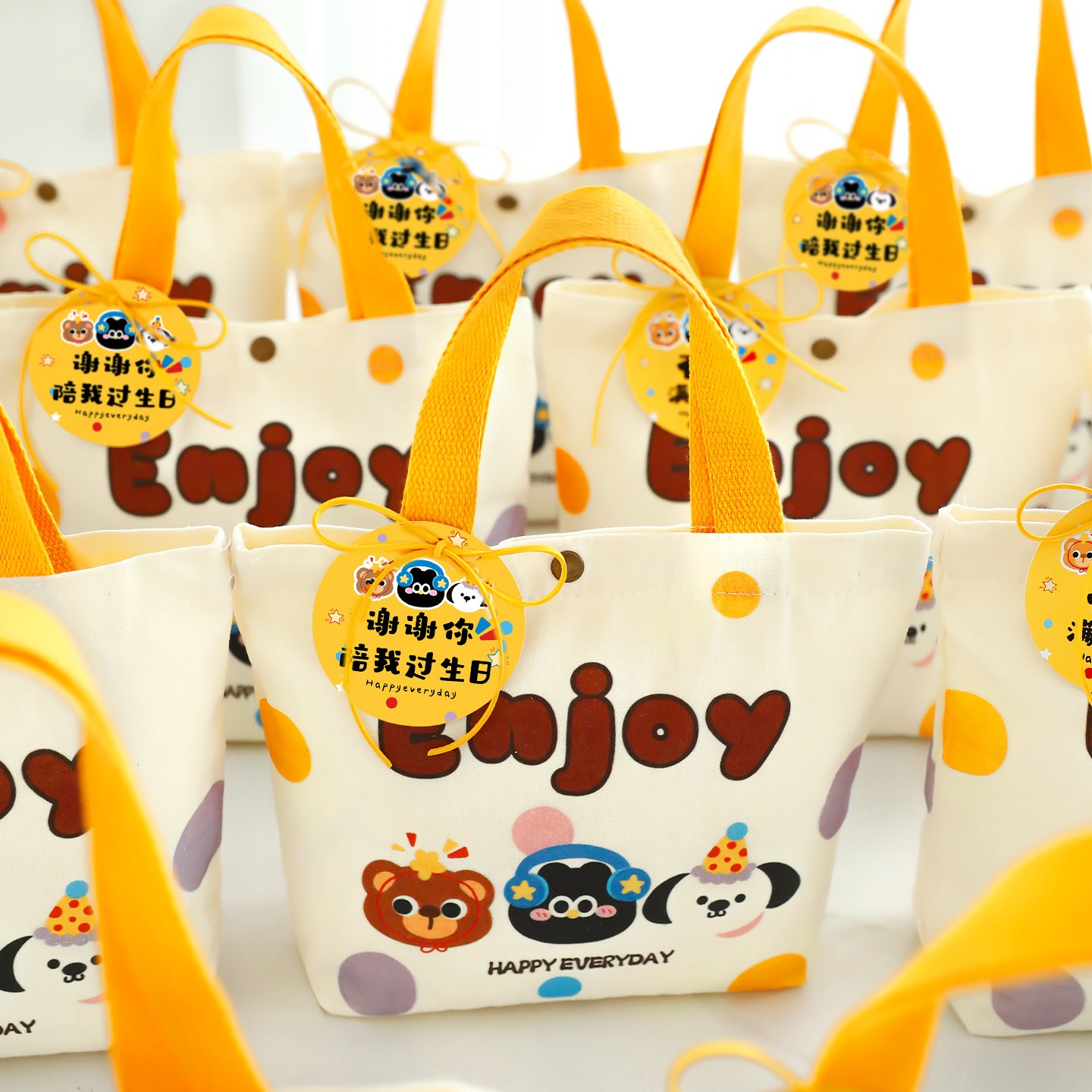 伴手礼帆布手提袋生日礼品袋