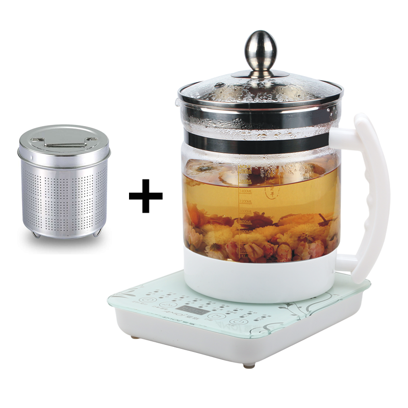 养生壶全自动加厚玻璃多功能电热煮茶壶燕窝煎药壶1.8l隔水炖