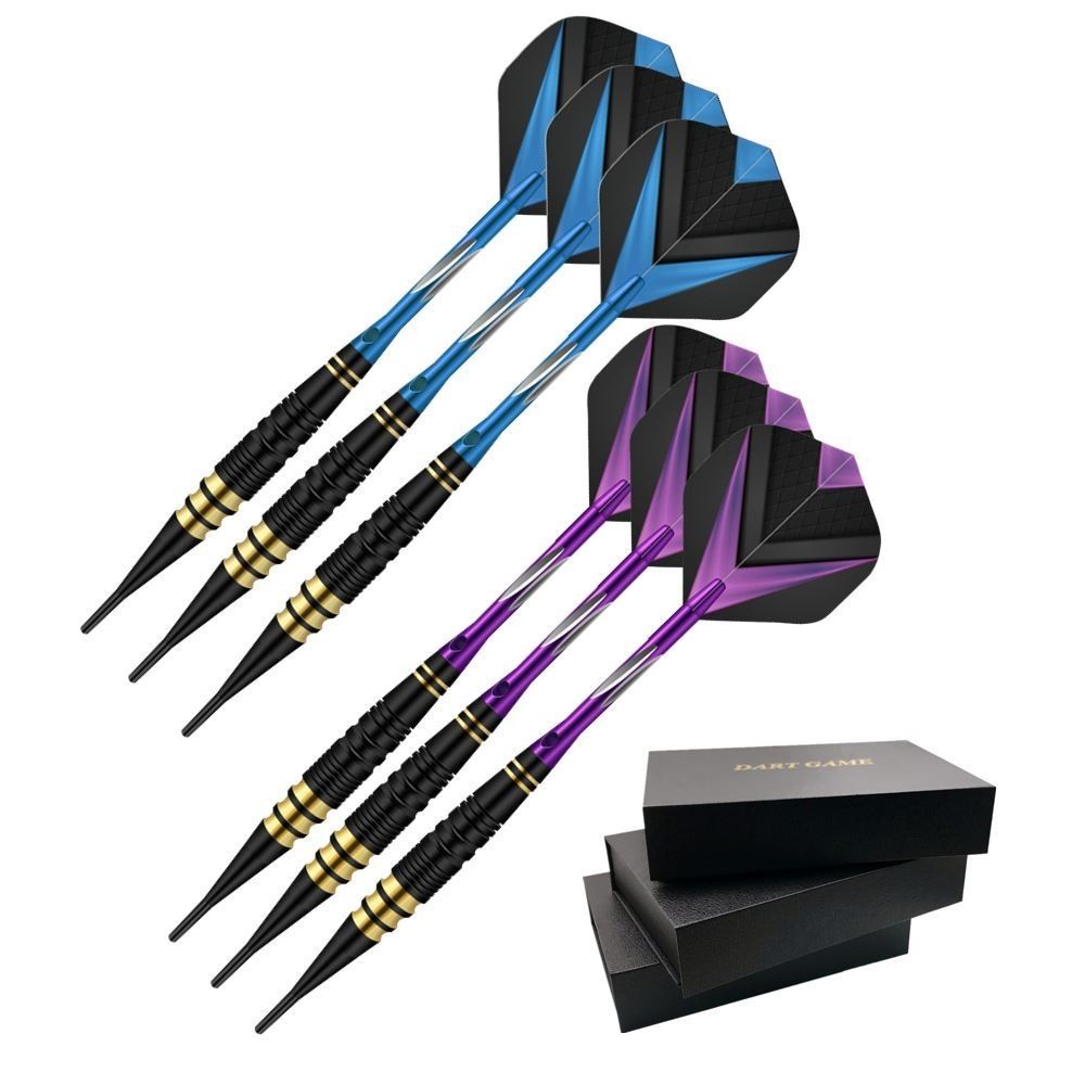 6支飞镖套装软式电子飞镖针