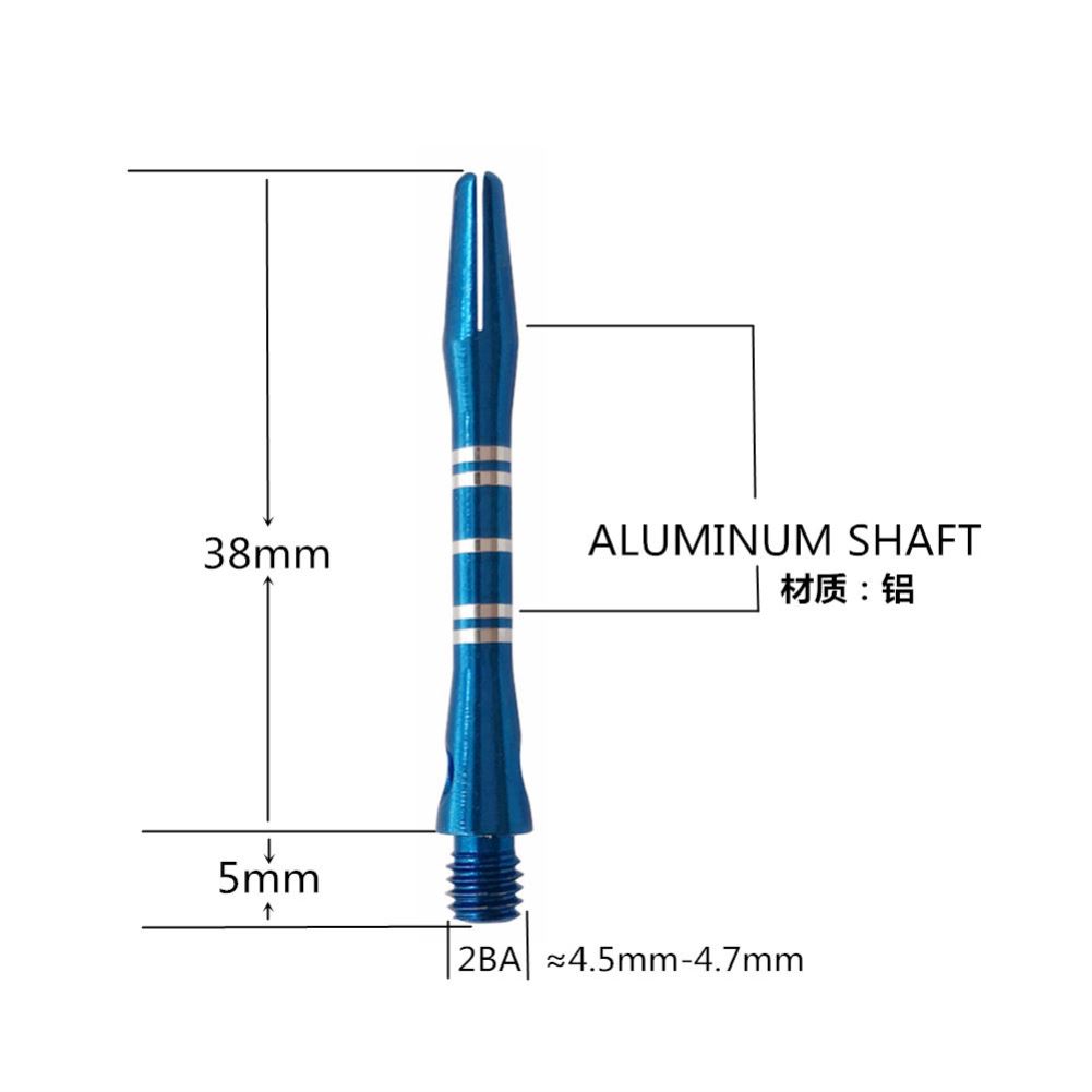 43mm2BA飞镖杆直圈圈金属杆