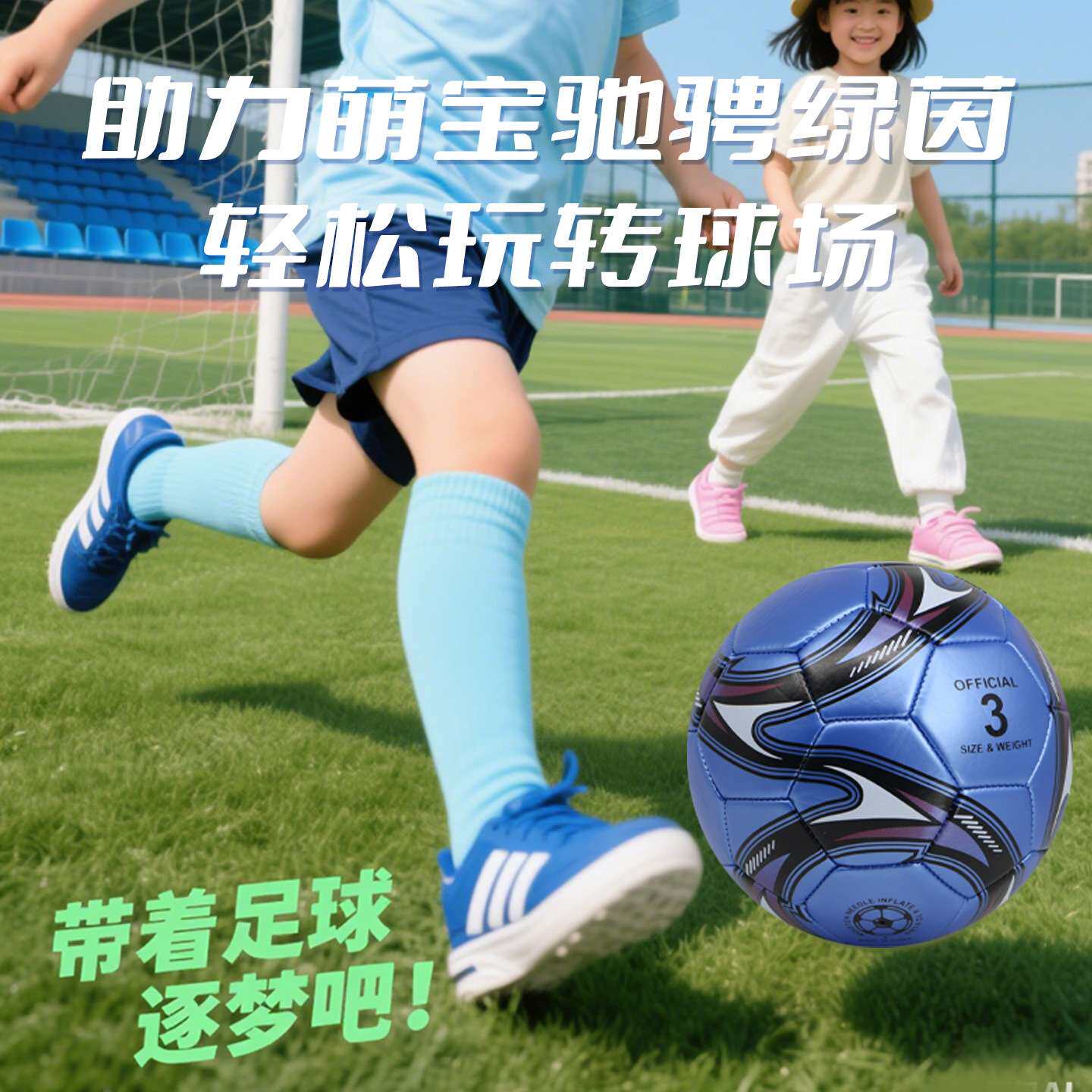 3号儿童足球2.7珠光皮幼儿园训练