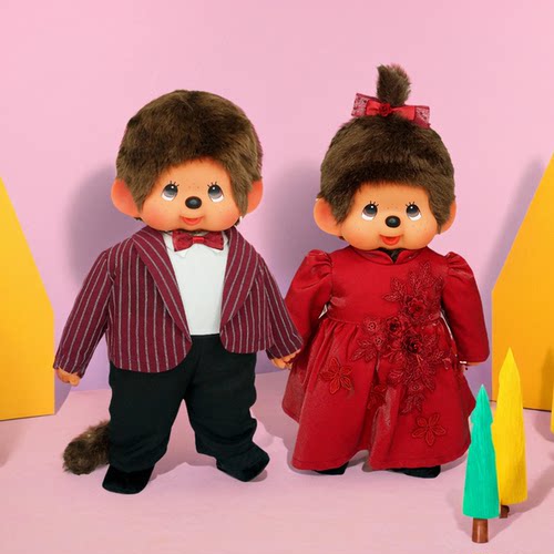 萌趣趣公仔结婚压床手感柔软