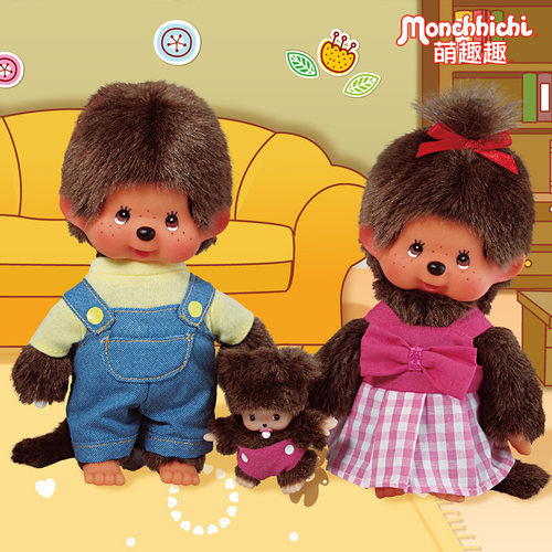 monchhichi萌趣趣娃娃套装