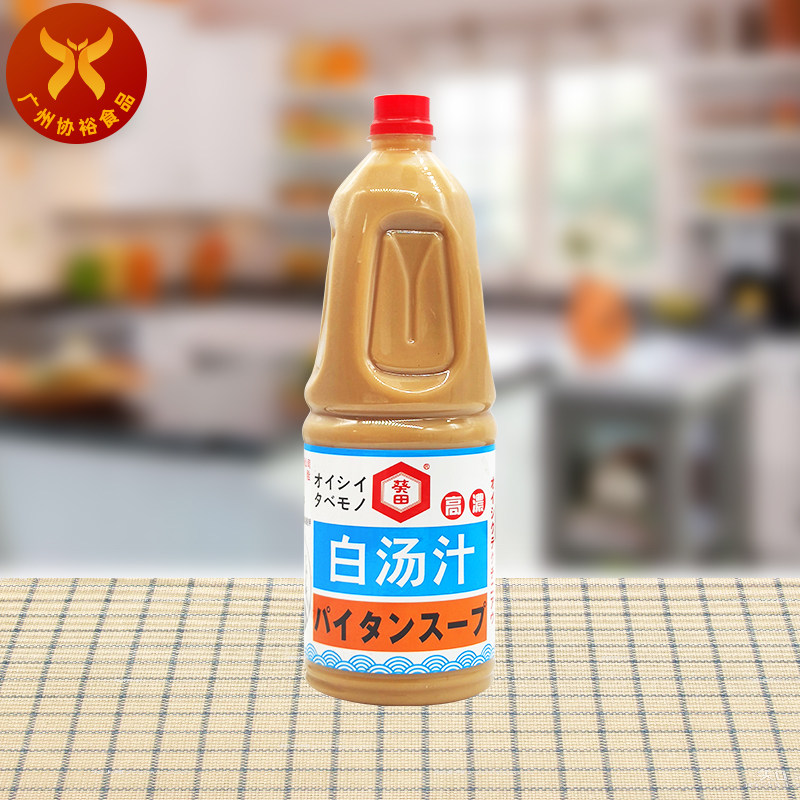 葵田 白汤汁1.8l/瓶 日式浓缩豚骨汤汁拉面汤头清火锅麻辣烫汤底