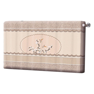 家用暖气片防尘罩新款简约全包布艺老式铸铁暖气片遮挡装饰罩