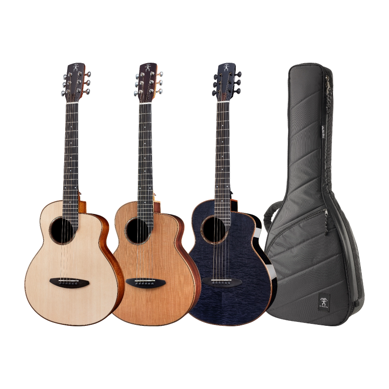 彩虹人吉他旅行系列36吋面单民谣黑色款指弹弹唱专业演奏