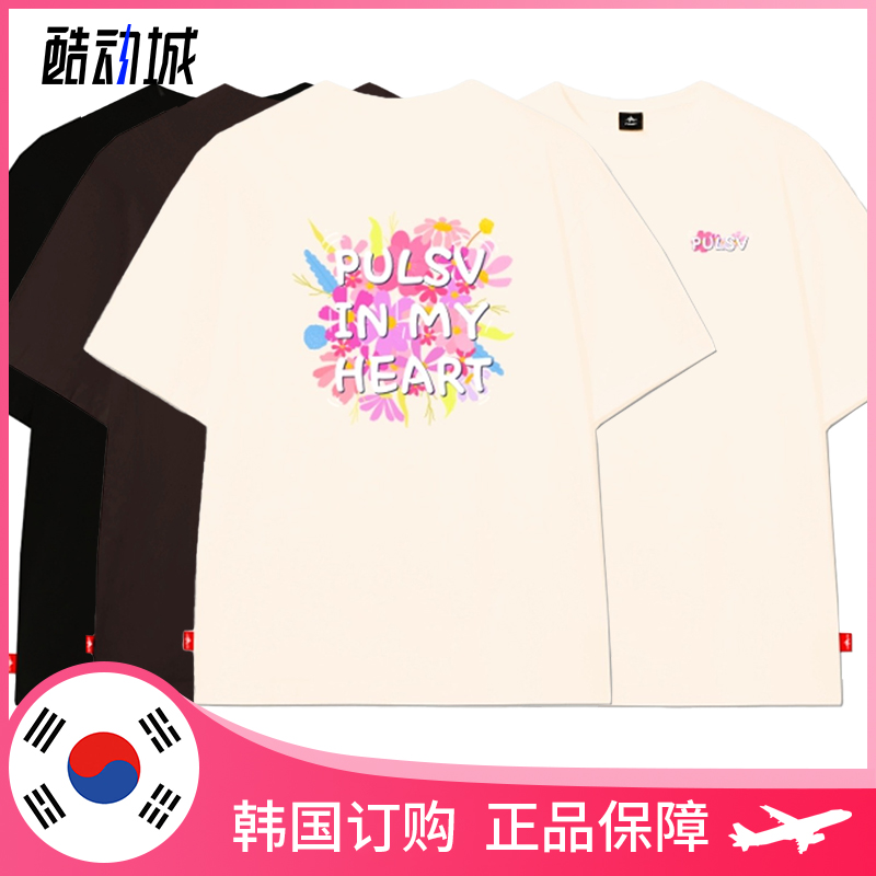 2025春夏 PULSV韩国羽毛球服上装 男女同款时尚插画速干透气短袖T