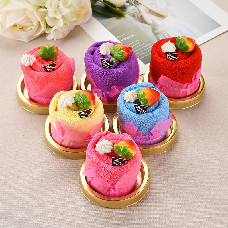 创意毛巾伴手礼结婚回礼宝宝百日小学生奖励促销活动礼品赠品定制