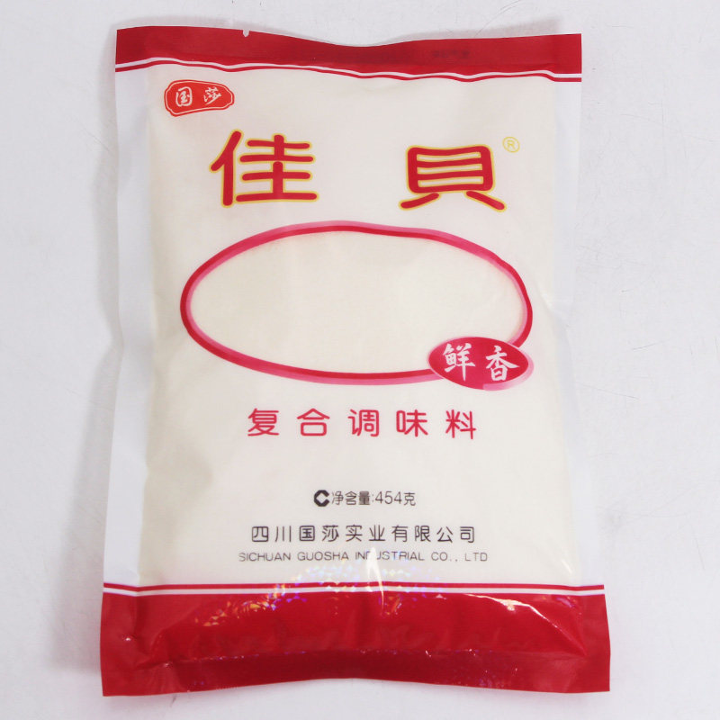 买4袋包邮 佳贝复合调味料佳贝味精454g国莎麦金兔国特鲜特香川菜