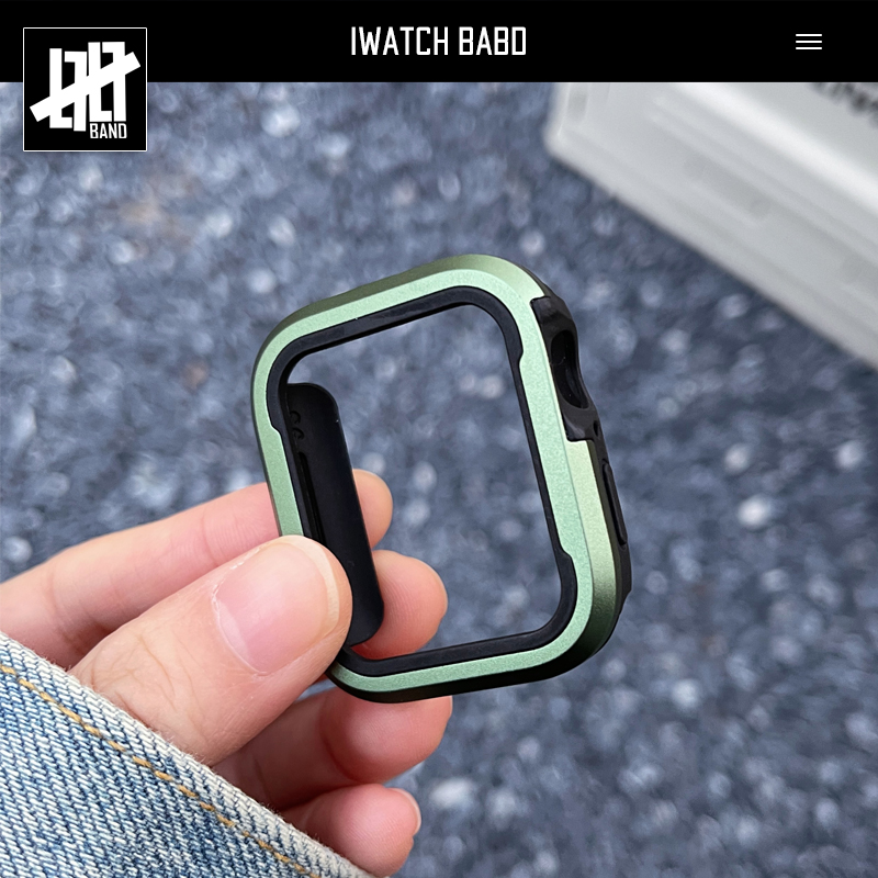 适用苹果手表49mm全包iwatchs10表带Applewath11边框镂空保护壳