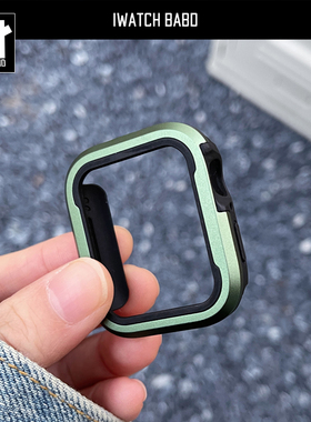适用苹果手表49mm全包iwatchs10表带Applewath11边框镂空保护壳