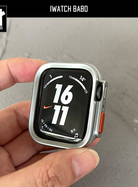 适用iwatchs10保护壳防摔applewatch9秒变ultra改装壳苹果手表壳
