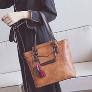 2017夏季新款大包包韩版简约女包通勤百搭单肩包休闲斜挎包托特包