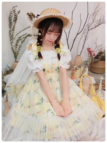 洛丽塔丝绵公主裙可爱软妹