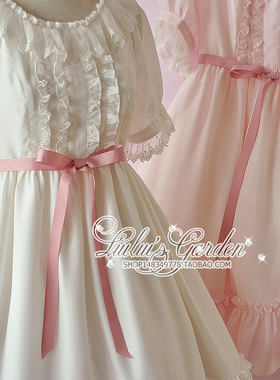 特价现货lulus garden 丝绵大小姐洛丽塔软妹优雅气质连衣裙