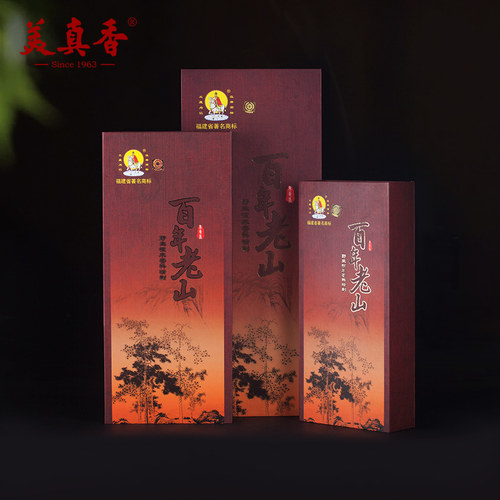美真香三藏天然百年老山竹香礼盒