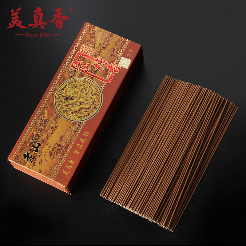 美真香天然老山檀香线香卧香佛香图片