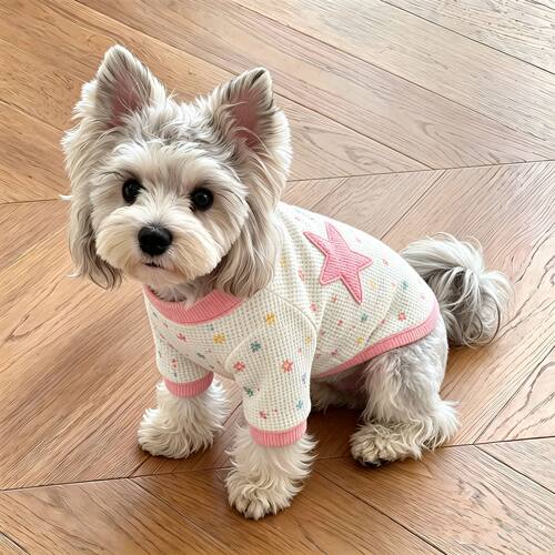 华夫格秋冬狗狗宠物衣服卫衣比熊小型犬约克夏马尔济斯博美猫咪