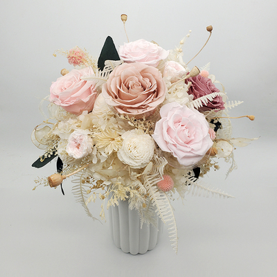 厄瓜多尔永生玫瑰花客厅装饰干花