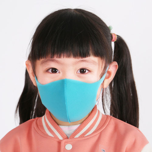 儿童彩色黑色聚氨酯海绵口罩男女小孩小码学生透气明星同款可水洗