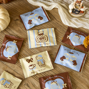 新款饼干雪花酥包装袋烘焙袋子曲奇奶枣机封袋牛轧糖太妃糖小包装
