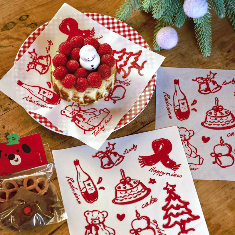 烘焙面包圣诞油纸垫纸油纸可爱薯条汉堡提拉米苏巴斯克甜品防油纸,节庆用品/礼品,圣诞装饰品,淘宝优惠券,粉丝福利购,淘宝优惠卷