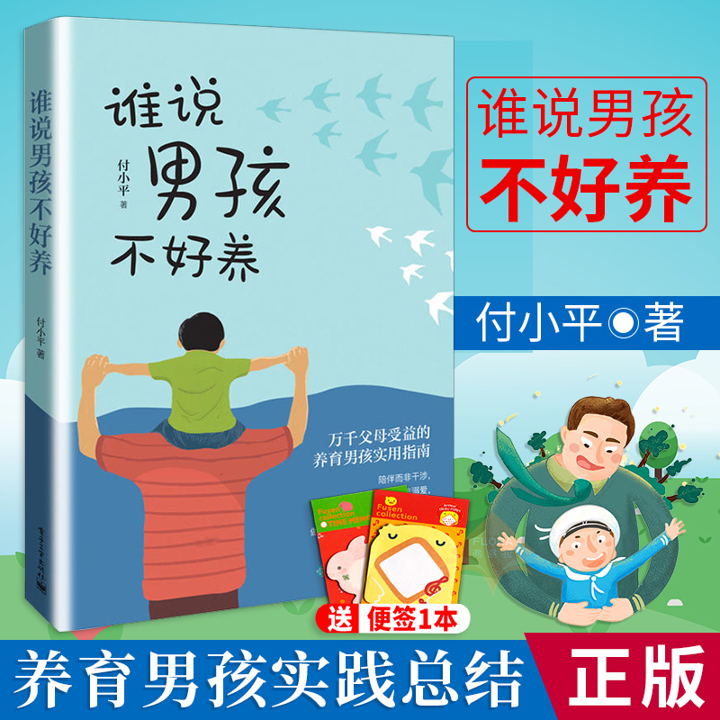 【张思莱推荐】现货正版 谁说男孩不好养 付小平养育男孩实用指南 养育男孩实战 结合自己的育儿实践总结 适合中国父母的教育方法