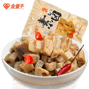 【金童子】卤味素菜卤藕丁卤味熟食零食小吃开袋即食武汉特产