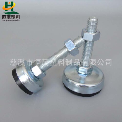 特价M12*50MM减震地脚,底部加黑色橡胶防滑支撑脚,垂直升降杯脚