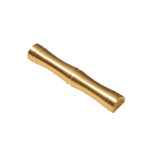 梅林笔庄黄铜竹节笔搁笔山创意笔架摆件毛笔搁笔架书法练习专用笔托文房四宝实心笔搁铜镇尺高级初学者小镇纸