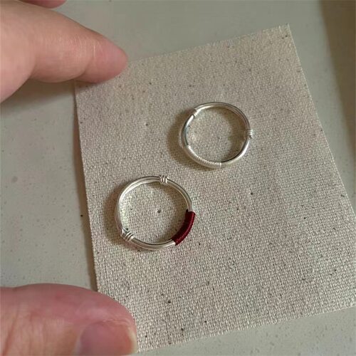 抓钱指手工调节戒指小众设计简约百搭时尚高级感精致食指环配饰