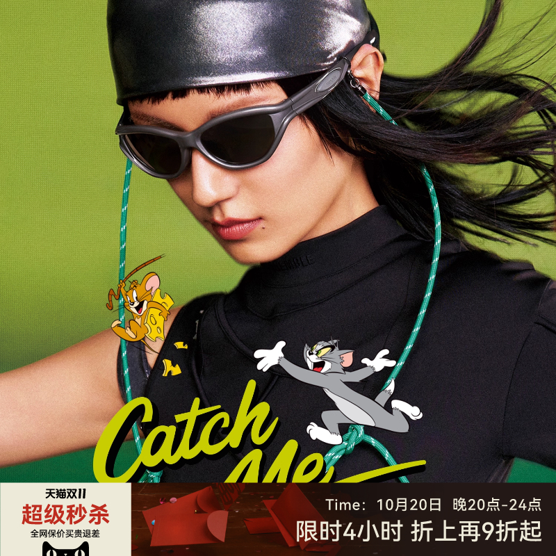 【猫和老鼠联名】木九十运动户外墨镜太阳镜护目男女OMJ12SM1533
