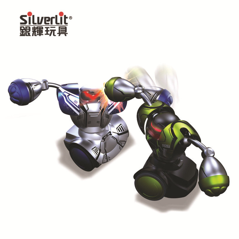 silverlit银辉无线遥控对战机器人格斗亲子互动男孩拳击儿童玩具