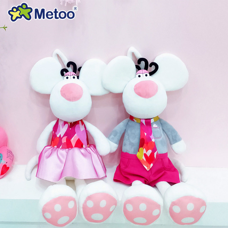 metoo咪兔艾米鼠公仔2020鼠年吉祥物毛绒玩具生肖鼠玩偶年会礼物