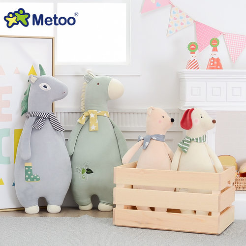 metoo动物女生睡觉玩偶公仔大熊