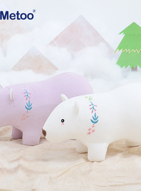 metoo咪兔北极熊公仔布娃娃可爱毛绒玩具女孩睡觉抱枕玩偶儿童