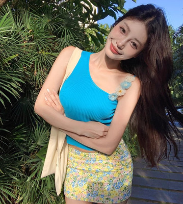 辣妹小吊带背心无袖上衣外穿