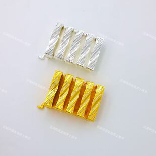 史蒂芬包金包银算盘3.8宽自动扣手工镶嵌时尚百搭潮流无皮带男