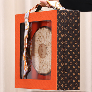 新款手提西洋参礼盒高档燕窝包装鹿茸红参羊肚菌高丽参包装盒空盒