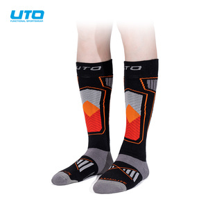 UTO悠途滑雪袜男士登山徒步高帮加厚保暖防护袜女排汗透气长筒袜