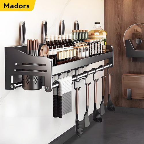 不锈钢材质壁挂厨房置物架