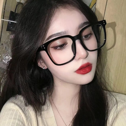 网红复古大框眼镜女韩版ins
