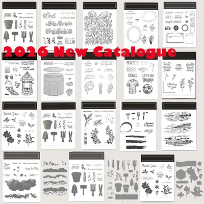 2026新款scrapbook金属碳钢刀模硅胶印章cutting die压花蚀刻切割