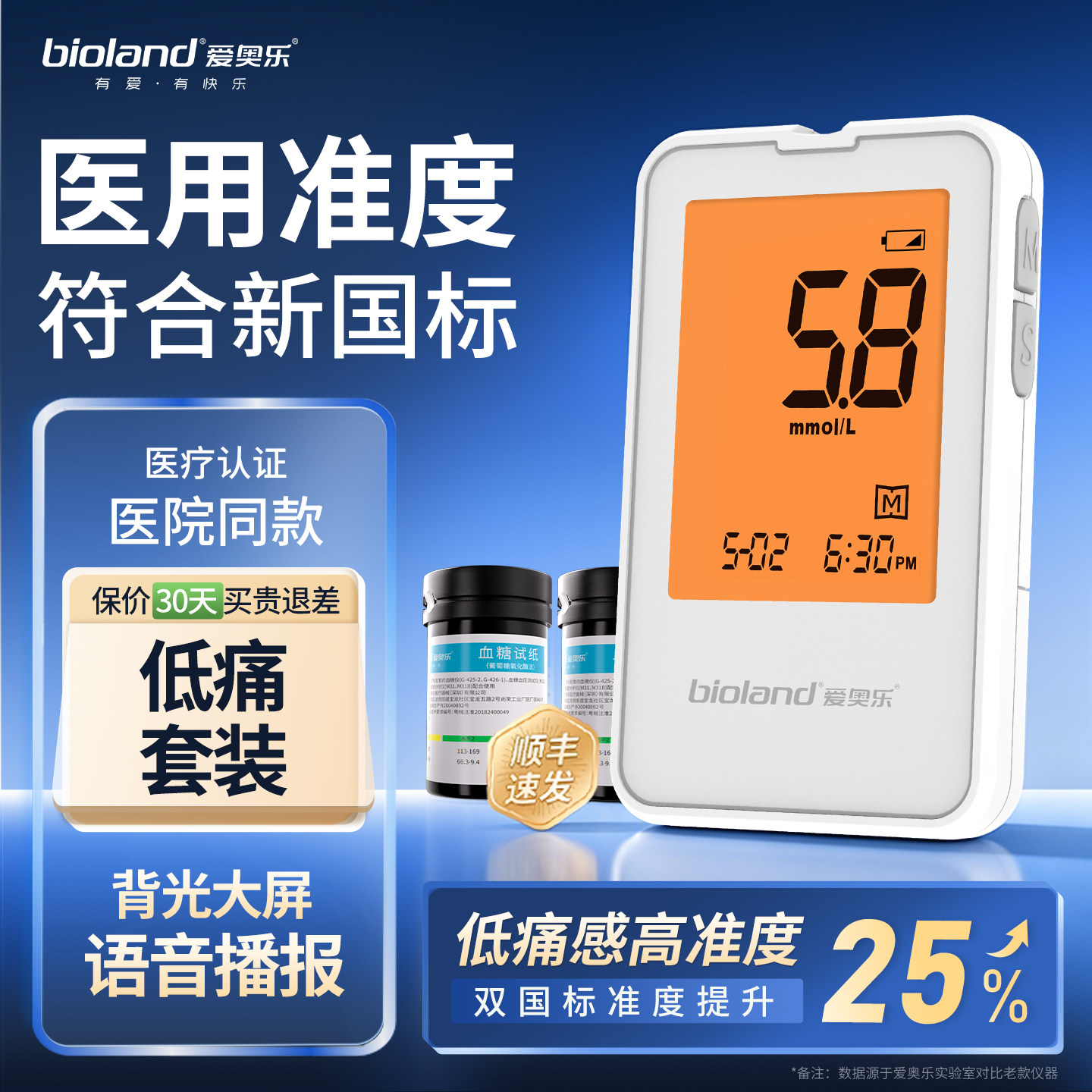 进口准度试纸准度越级GT-610图片